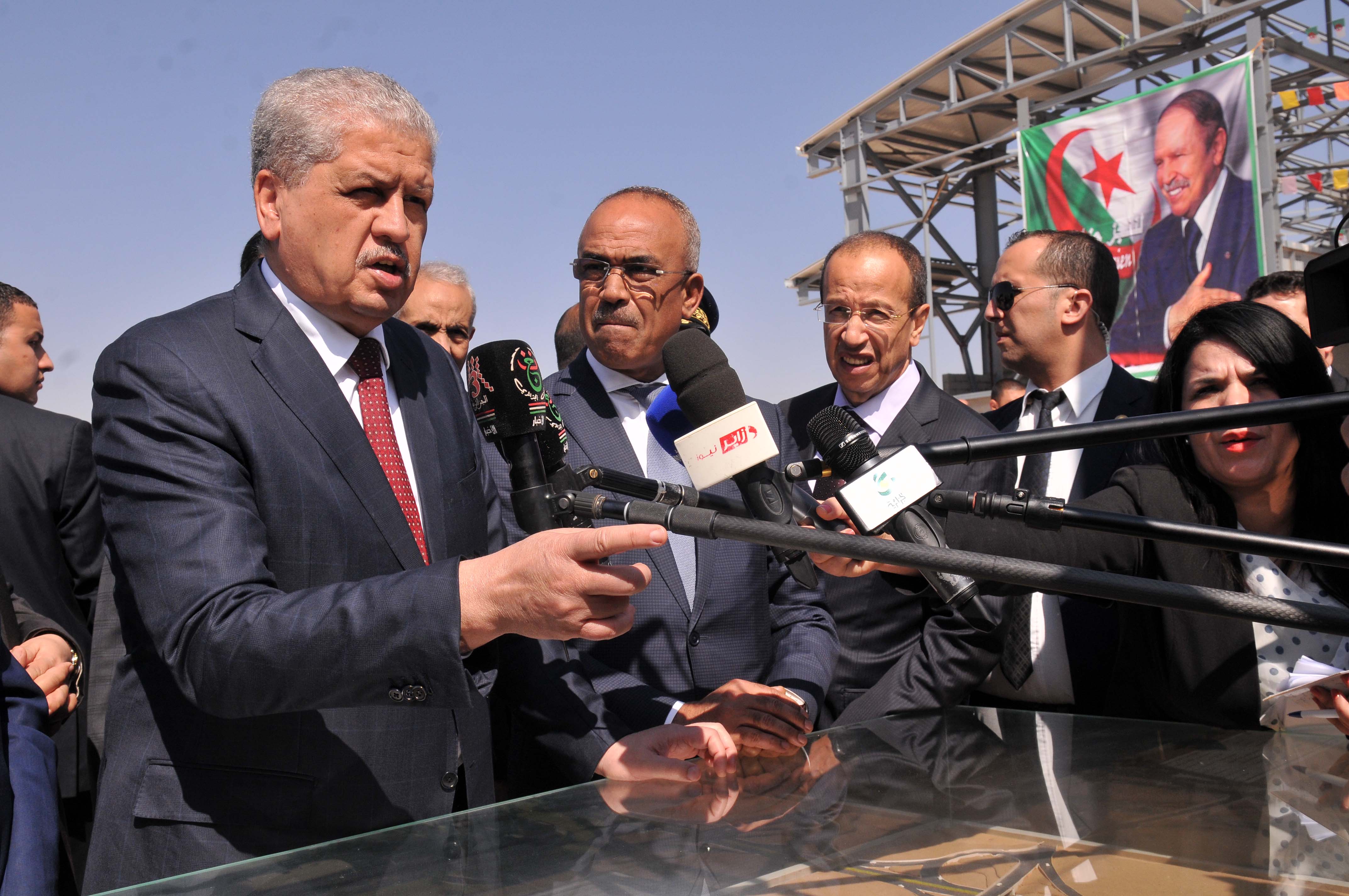 Le Premier ministre Abdelmalek Sellal dernièrement à Djelfa. New Press